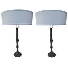 Tall Signed Table Lamps by Pepe Mendoza