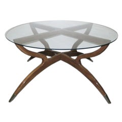 Baker Sculptural Folding Cocktail Table Baker Sculptural Folding Cocktail Table