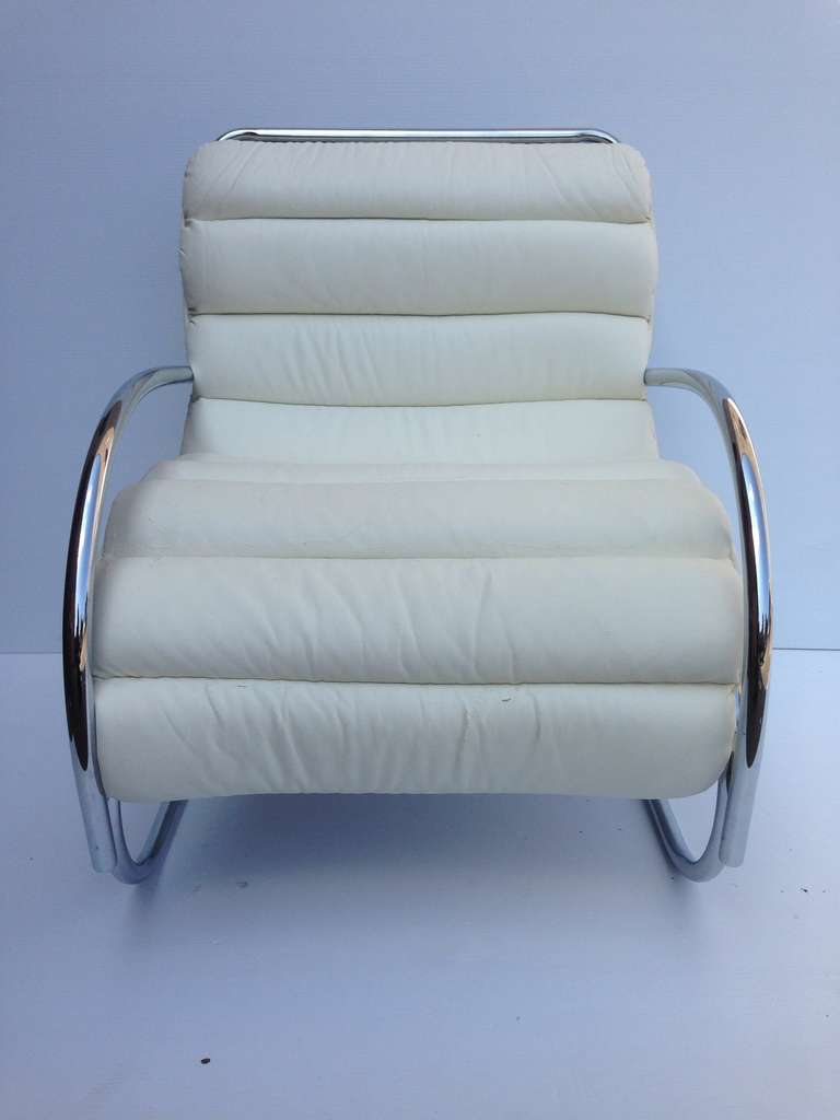 American Pair of Chairs after Mies van der Rhoe For Sale