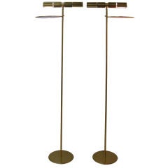 Vintage Exceptional Pair of Tall Accent Lighting Floor lamps