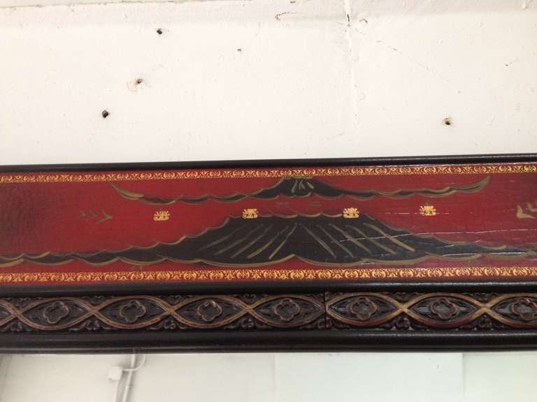 Large Leather Mirror