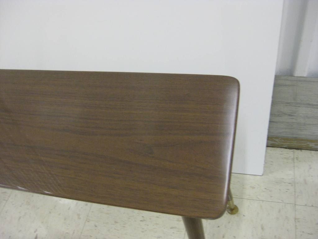 Pair of Narrow End Tables with Removable Legs In Good Condition In Bronx, NY