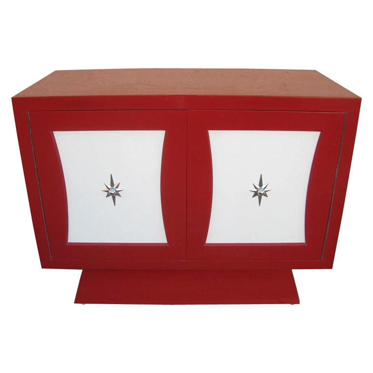 Most Beautiful Red Commode Dresser after Grosfeld House For Sale