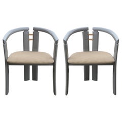 Pair of Ultra-Modern Chairs after Ib Kofod-Larsen