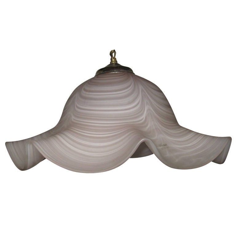 Large Venetian Glass Ceiling Fixture For Sale