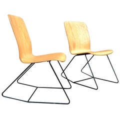 Pair of Rocking Bentwood Chairs 9