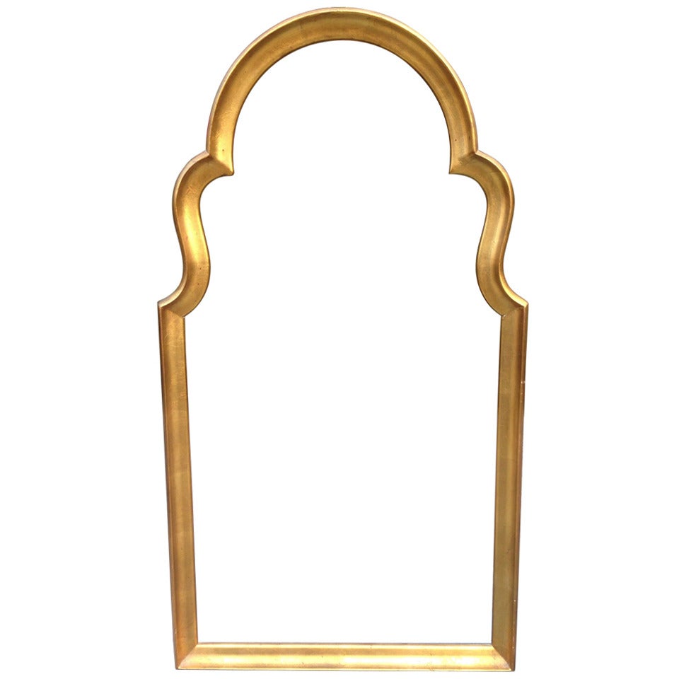 Gold Gilt Mirror in the Style of Labarge