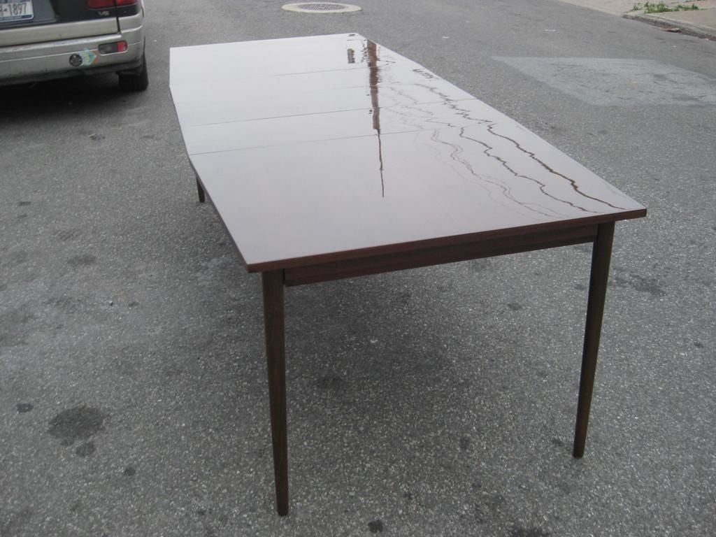 elongated table