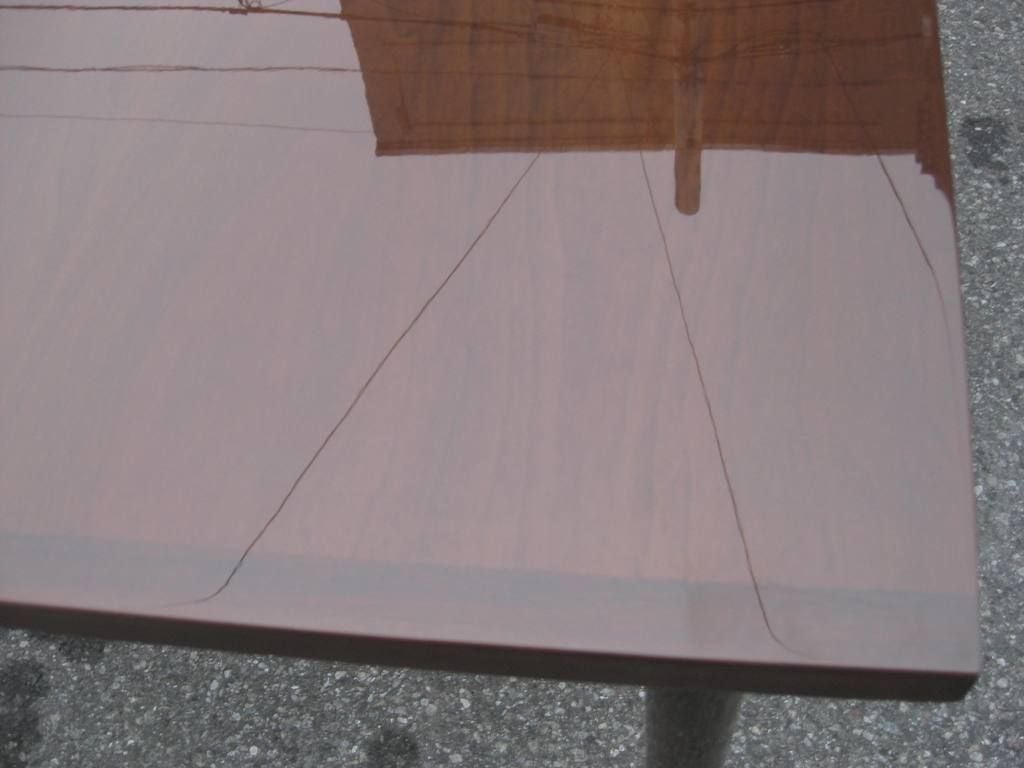 Exceptional Elongated Hexagonal Dining Table After Paul McCobb In Excellent Condition For Sale In Bronx, NY