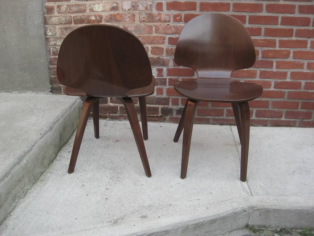 20th Century Pair of Norman Cherner Chairs for Plycraft