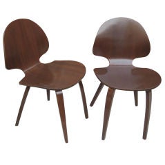 Pair of Norman Cherner Chairs for Plycraft