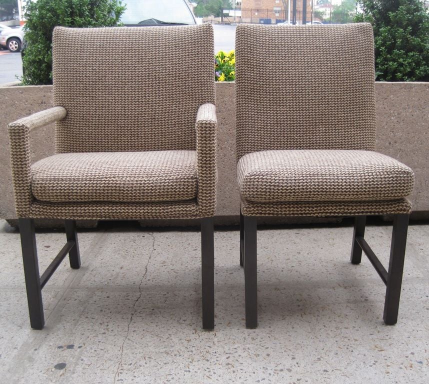 Set of 7 Moderne Dining Chairs In Good Condition For Sale In Bronx, NY