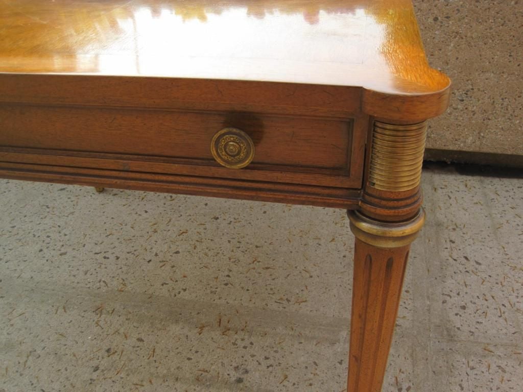 American Tall Square Cocktail Side or Occasional Table For Sale