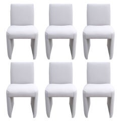 Set of 6 Dining Chairs after Karl Springer