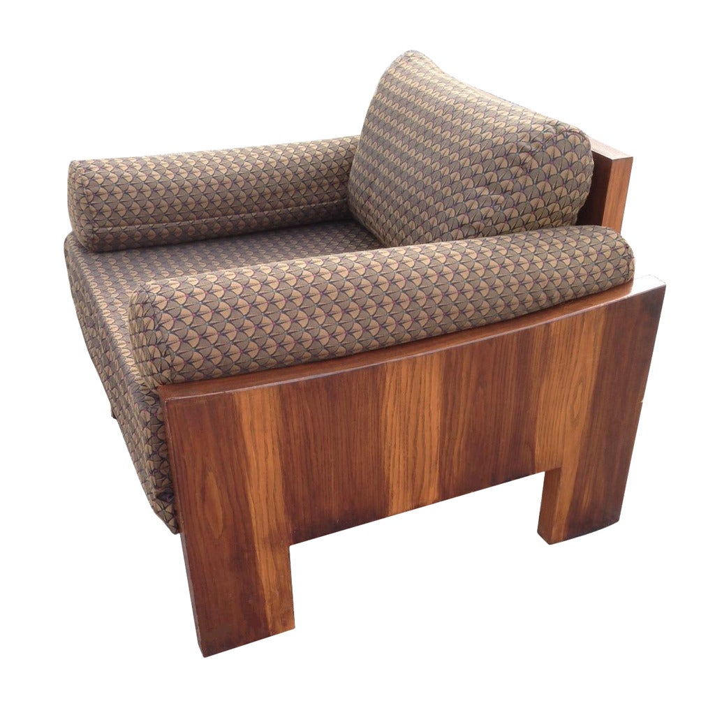 Milo Baughman Rosewood Lounge Chair
