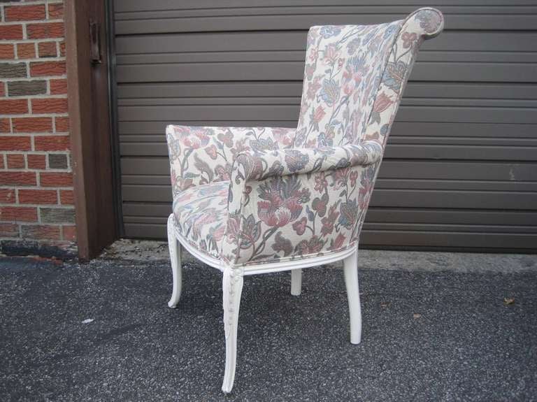 Pair of Art Deco regal chairs.  This item is on sale for a clearance price.
