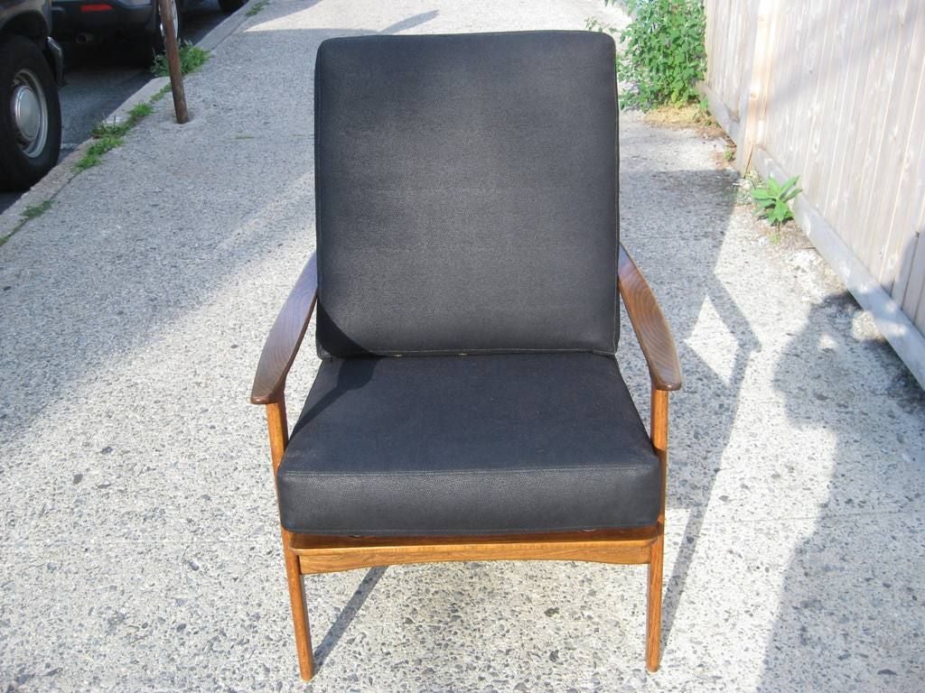 Macedonian Tall Back Single Danish Style Lounge Chair
