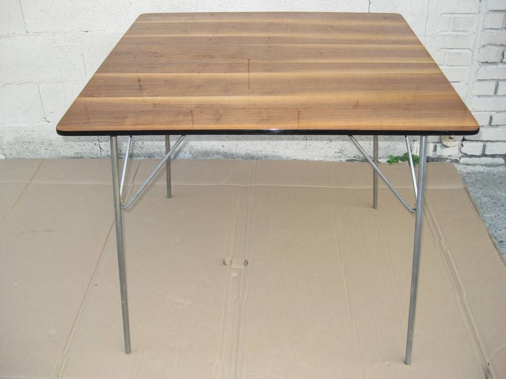 Exceptional Eames Folding Game Table, small dining table or writing desk to see our collection visit sjulian