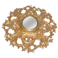 Regency Copper and Gold Gild Mirror