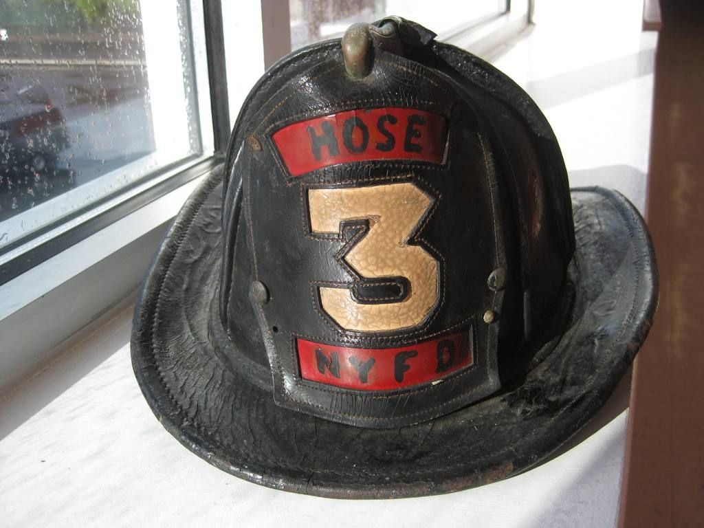American Early 20th Century Fire Fighter Hat