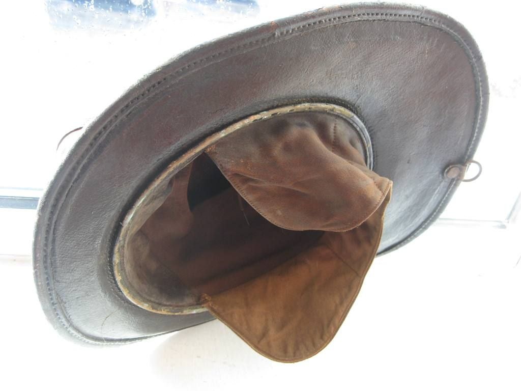 Early 20th Century Fire Fighter Hat 1
