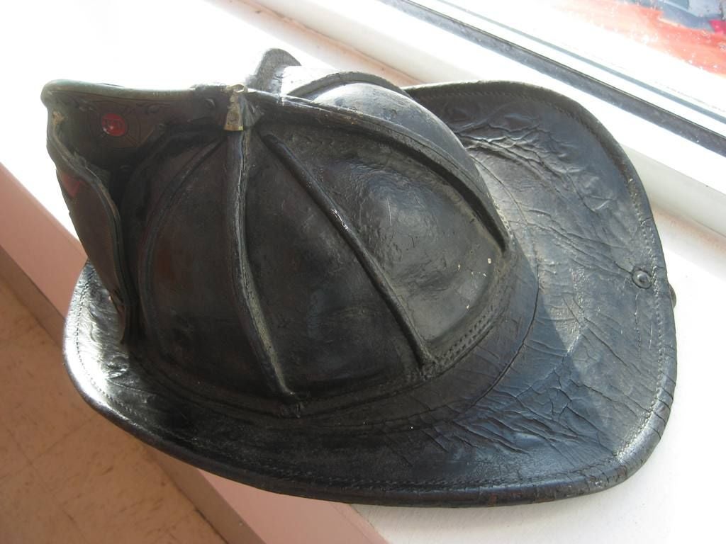 Early 20th Century Fire Fighter Hat 2