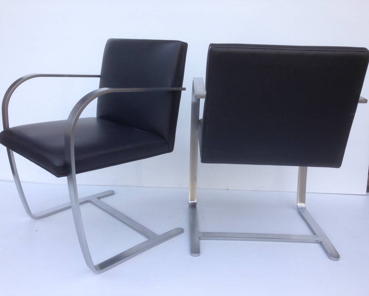 One Two or Three Brno Mid-Century Mies van der Rohe Arm Chairs For Sale 1