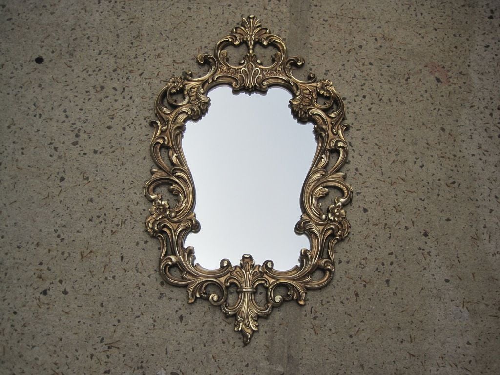 White Gold Hollywood Mirror