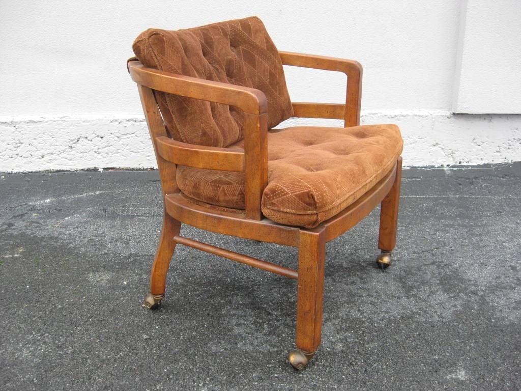 Mid-Century Modern Low Rolling Armchair