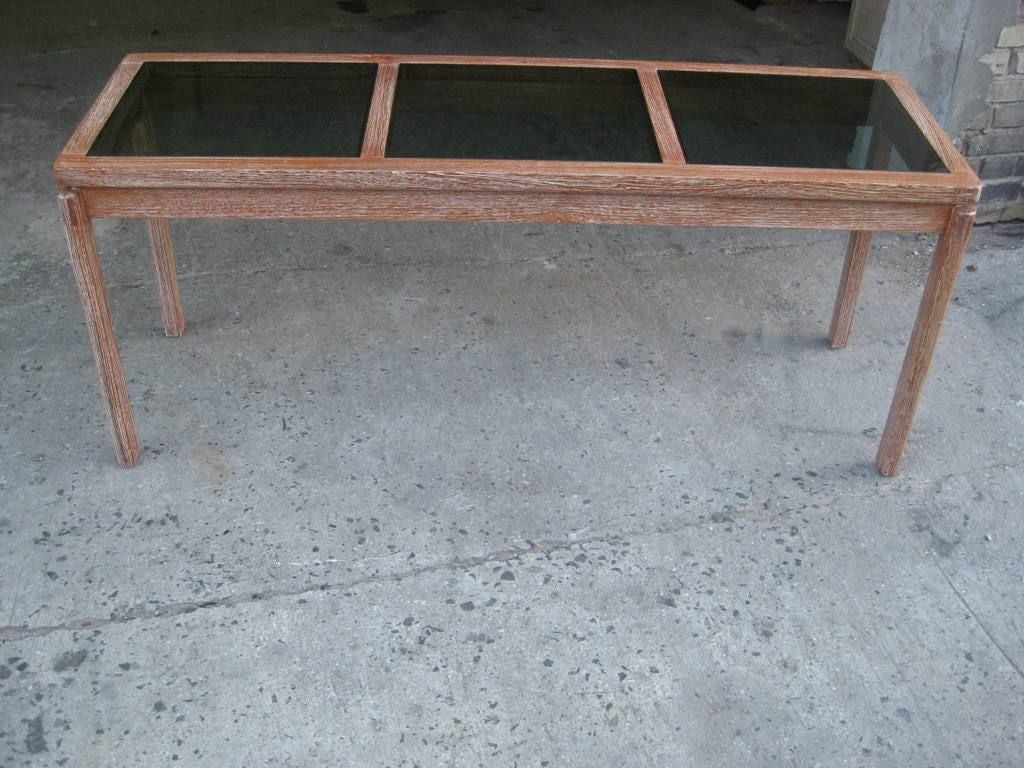 Mid-Century Modern Cerused Console For Sale