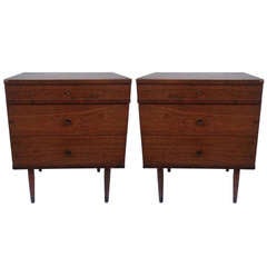 Large Pair of Bedside Tables after Paul McCobb