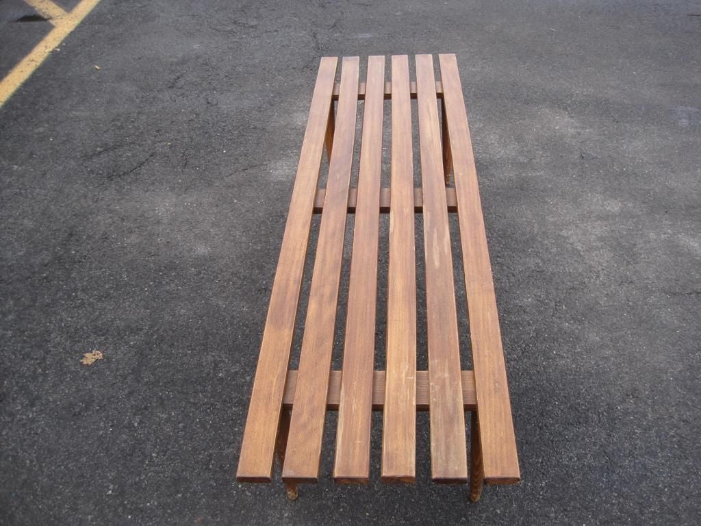 George Nelson Style Bench Cocktail Table