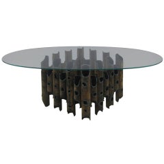 Brutalist Cathedral Cocktail Table after Silas Seandel 11