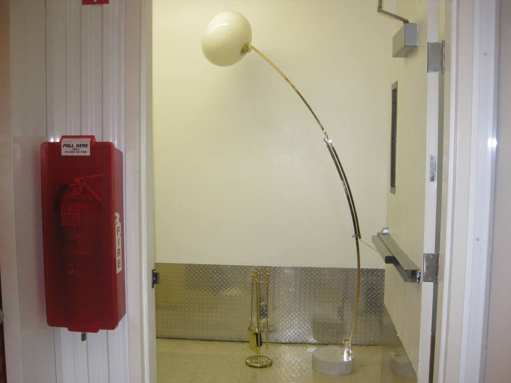 Retractable Arc Floor and Reading Lamp 1