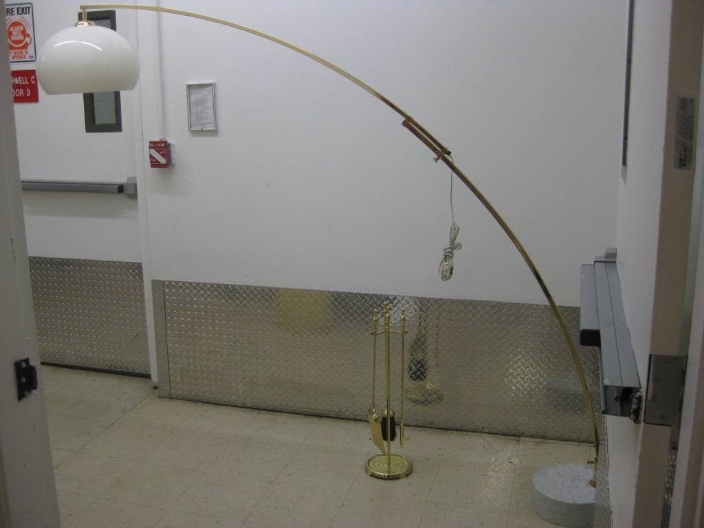 Retractable Arc Floor and Reading Lamp 2