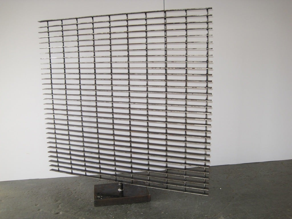 Mid-Century Modern Nevelson Style Large Kinetic Industrial Sculpture For Sale