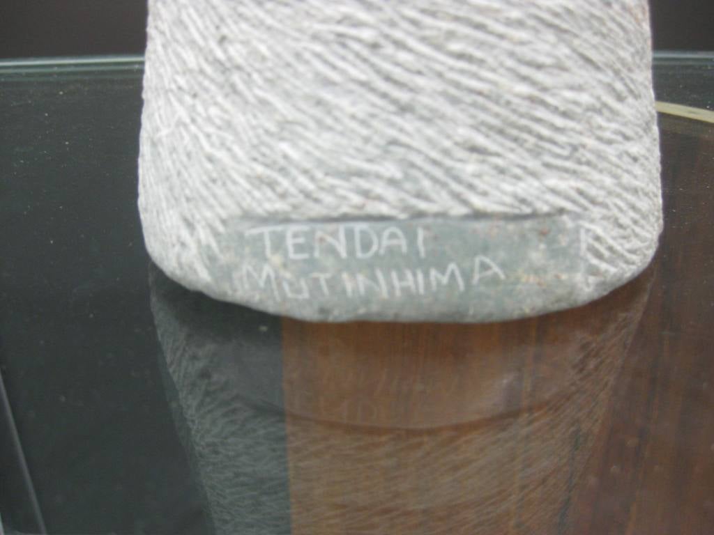 Tendai Mutinhima Signed Sculpture For Sale 2