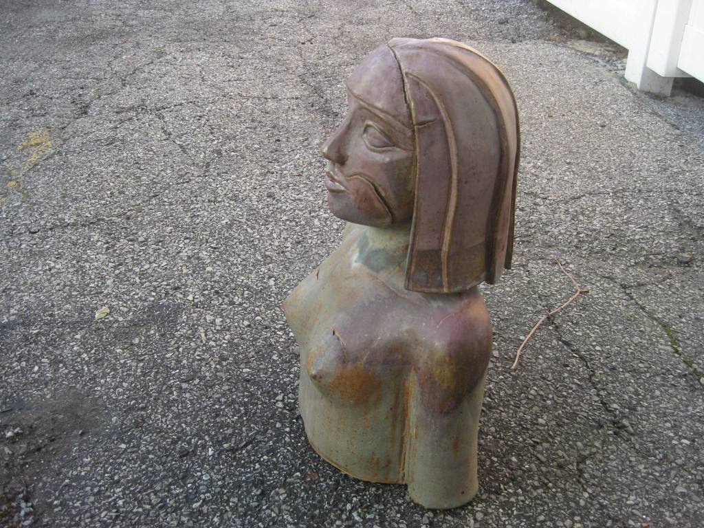 American Fantoni Style Neoclassical Bust For Sale