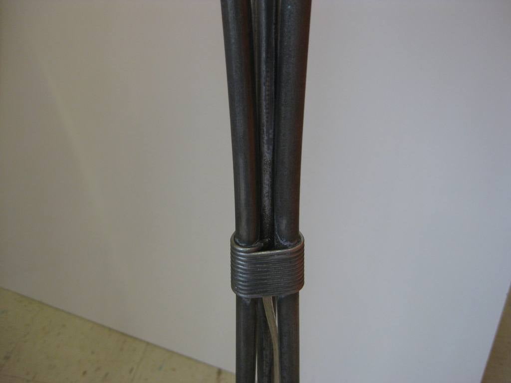 Pair of Petit  Arturo Pani Tripod Floor Lamps In Excellent Condition In Bronx, NY