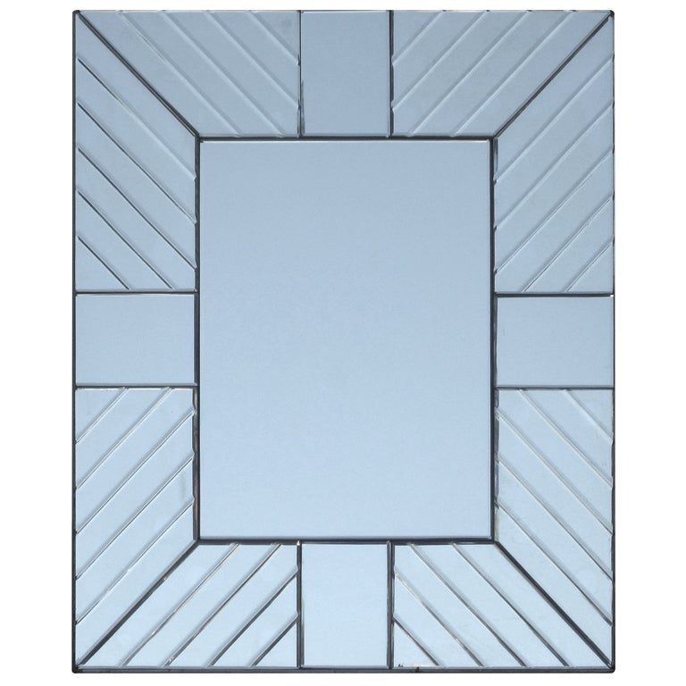 MidCentury Modern Medium Size Mirror at 1stdibs