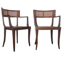 Pair of Klismos Armchairs