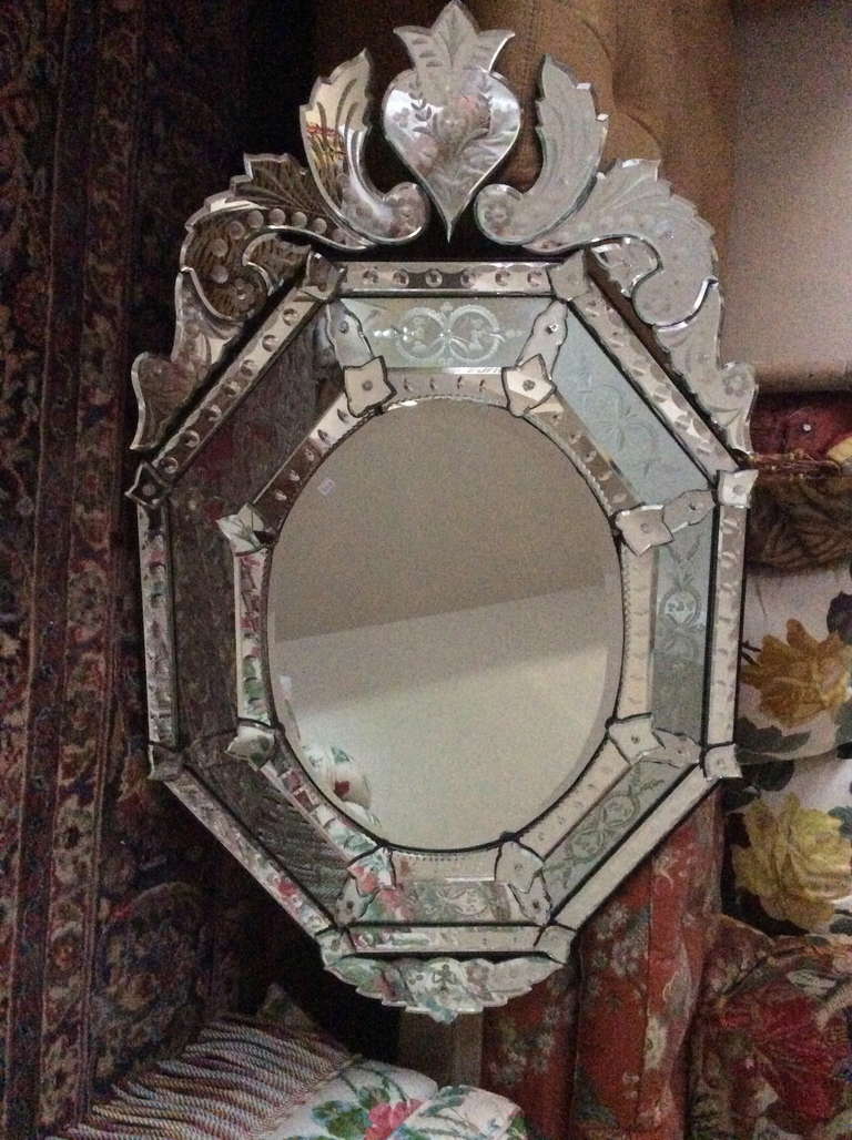 Vintage French Mirror For Sale at 1stDibs