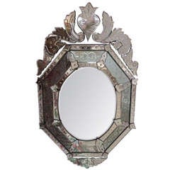 Vintage French Venetian Mirror
