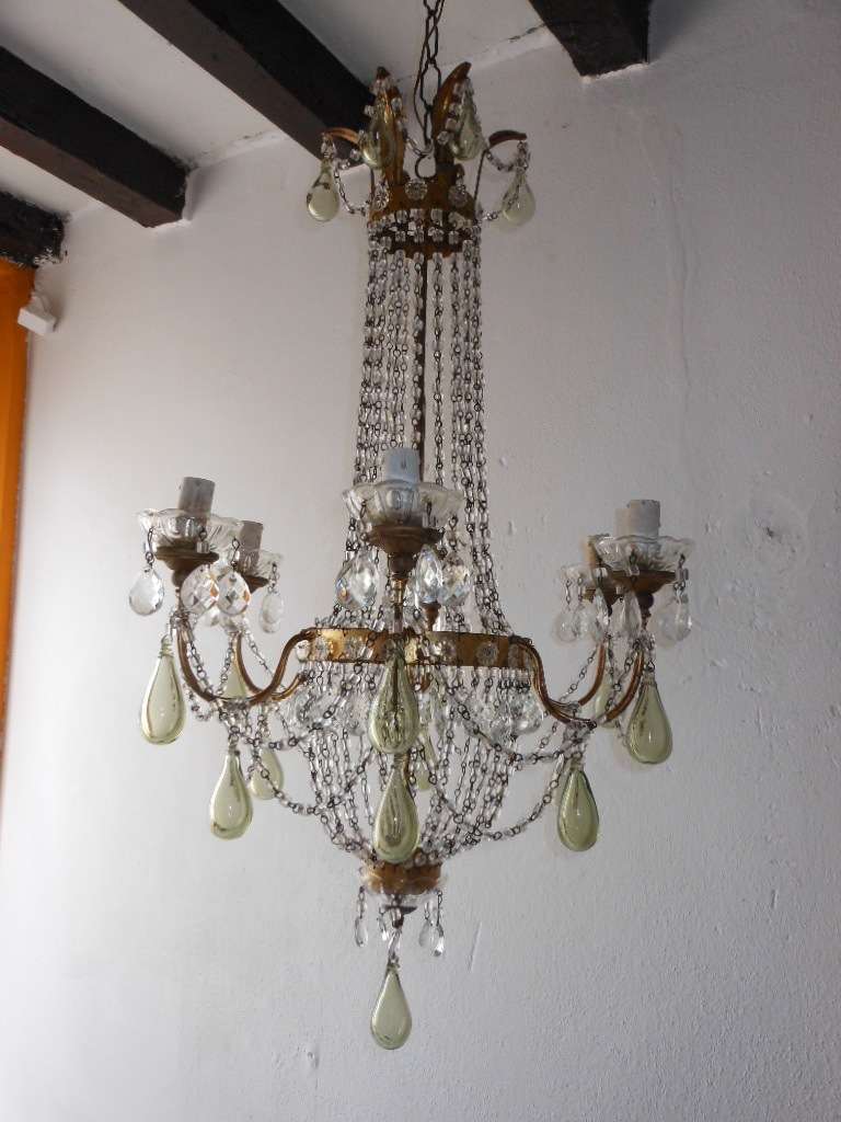 c1890 French Empire Chandelier For Sale 3