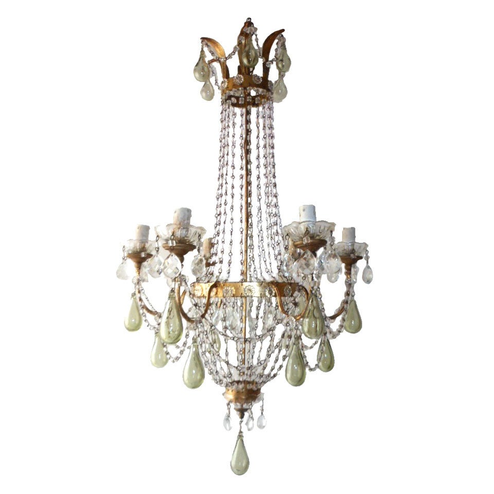c1890 French Empire Chandelier For Sale