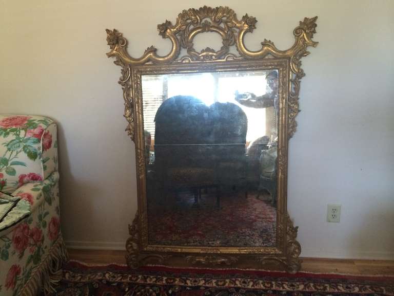 19c French Gilded Mirror