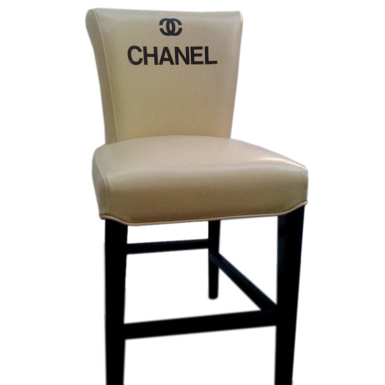 PAIR CHANEL CHAIRS!!! Gr8 4 Vanity Dressing Room 2die4 Rare at 1stDibs