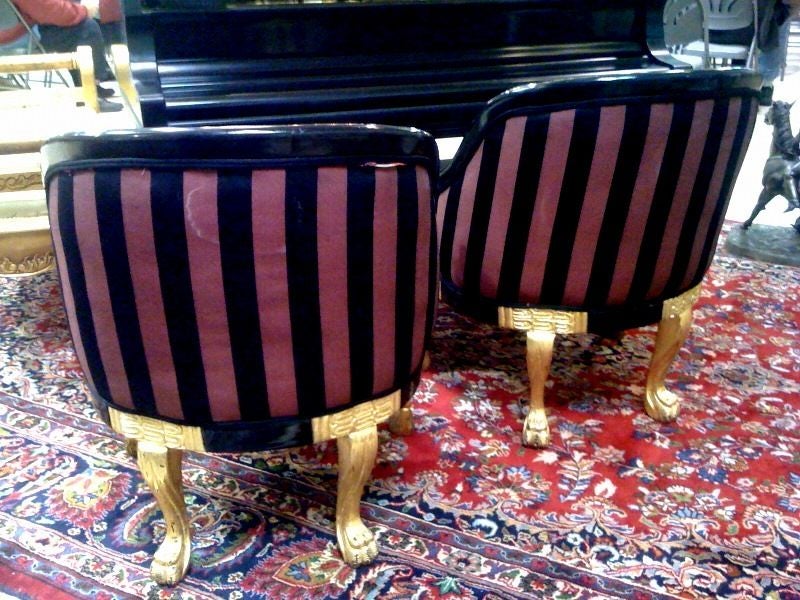 Pair Chairs Liberace's Estate 5