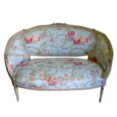 Hp Antique French Settee Loveseat ~ Carved Roses.....