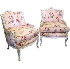 Charming French Country Paris Salon Chairs PAIR (2)